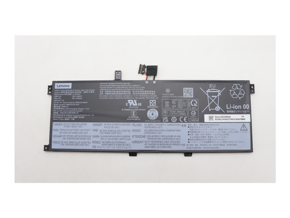 46Wh Lithium-Ion Internal Battery, 4-Cell