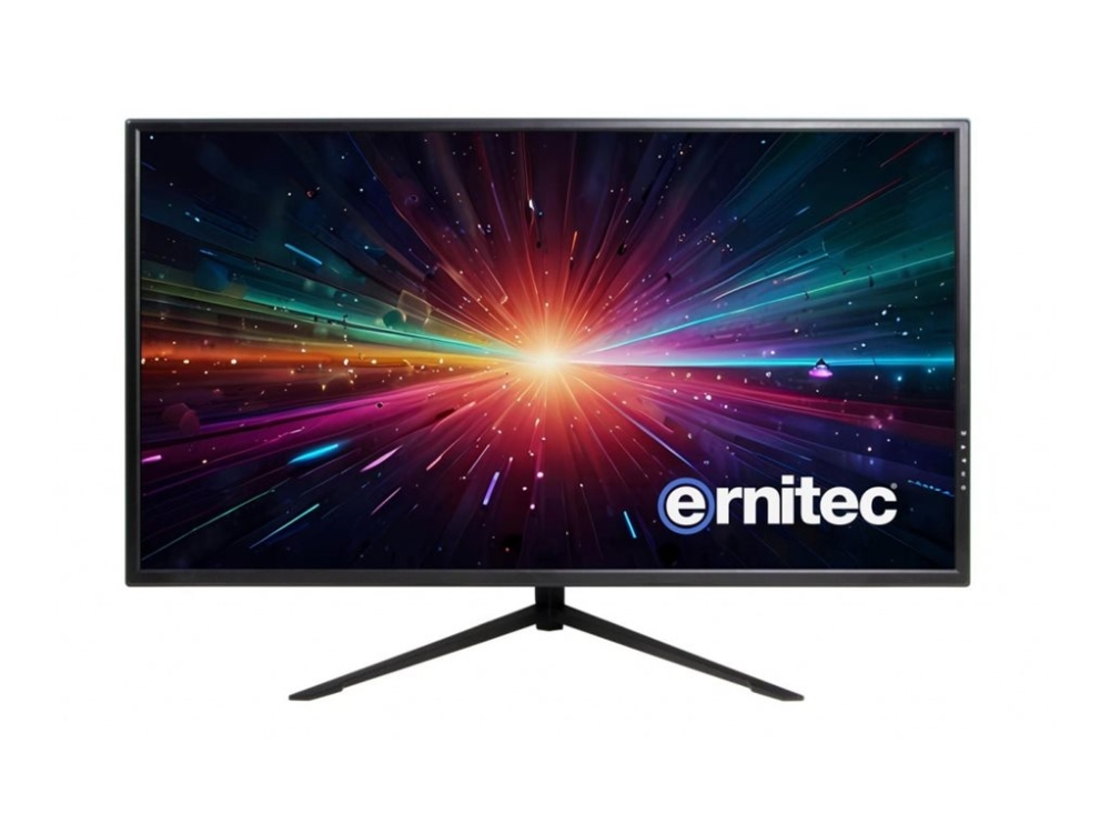 Ernitec - Led-Skærm - 32" - 3840 X 2160 4K - 350 Cd/M² - 1000:1 - 5 Ms - 3Xhdmi, Displayport - Højtalere - Sort