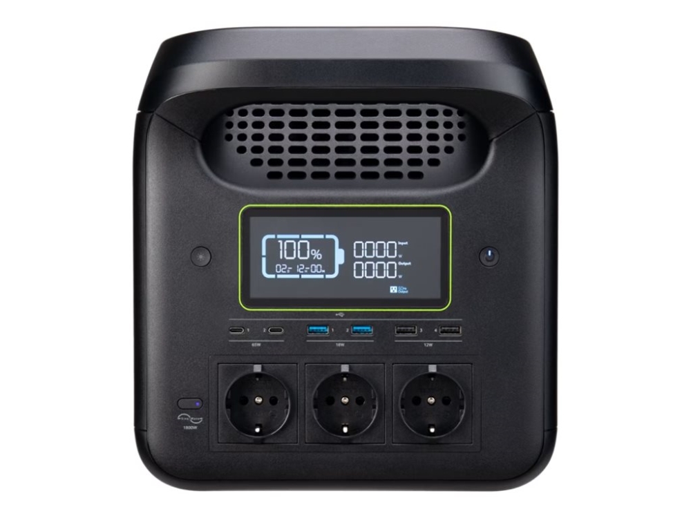 Acer APS321 - Bärbar kraftstation - AC 220-240 V/ DC 13-45/12/24 V - 1800 Watt - litium järn fosfat - 24 Ah - 1229 Wh - utgångskontakter: 11 - EU - svart | Elverktyg - Batteri & Laddare - Batteri till DIY | GameStuff