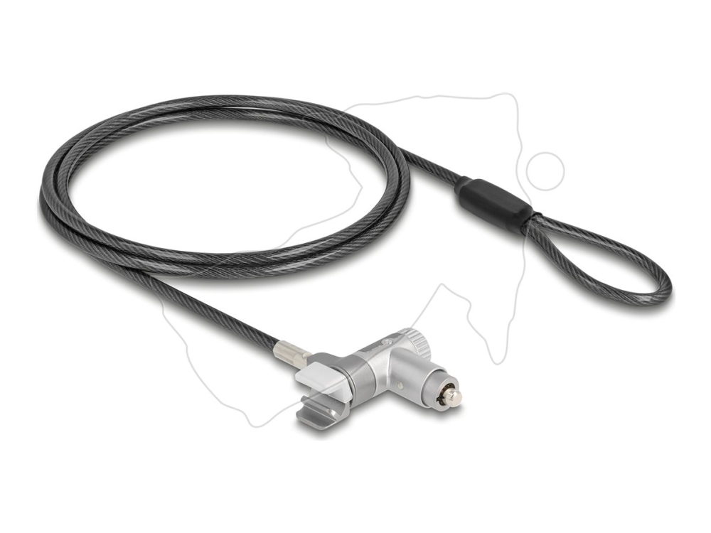 Navilock Laptop Schloss Mit Schlüssel Für Macbook Pro 2021 - 2024 (14" Und 16") 2M Schwarz