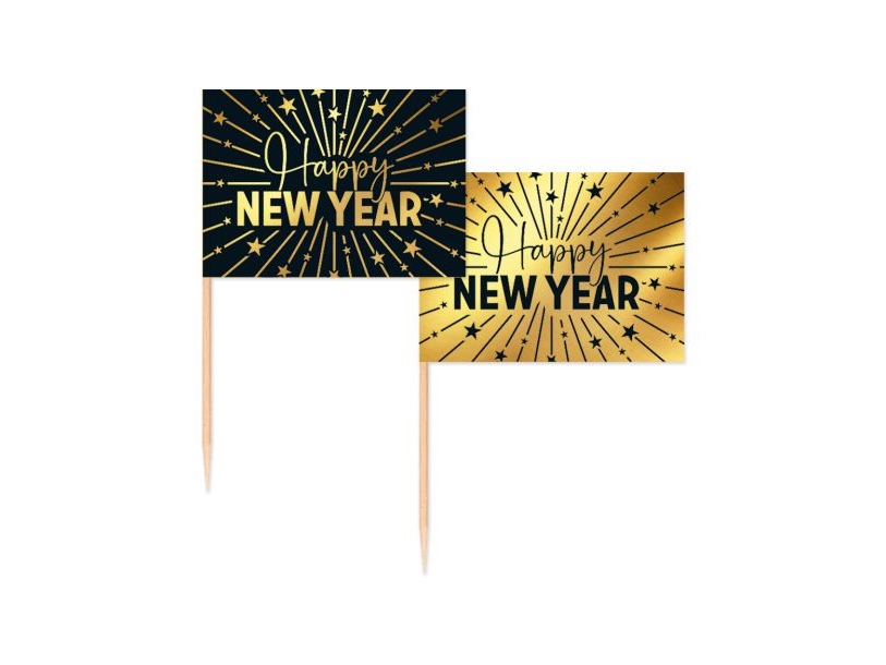 Happy New Year Kageflag, 50 Stk