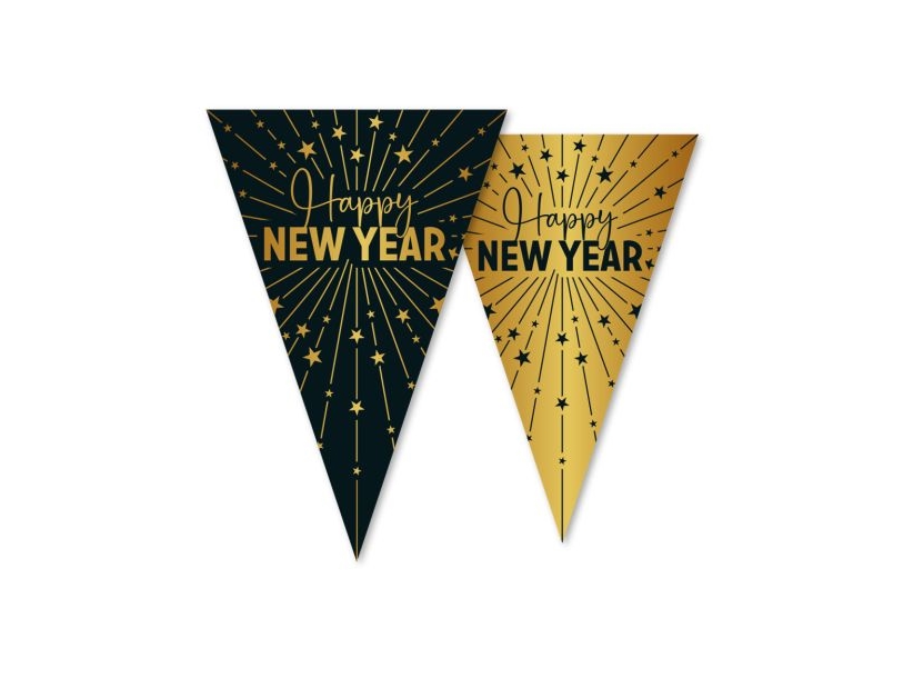 Happy New Year Vimpelguirlande