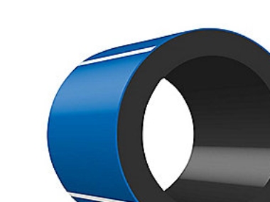 PE-rør 200mm PN10/SDR17 blå 6m - SDR17, Blå Kapperør DK-VAND, Wavin SafeTech - (6 meter)