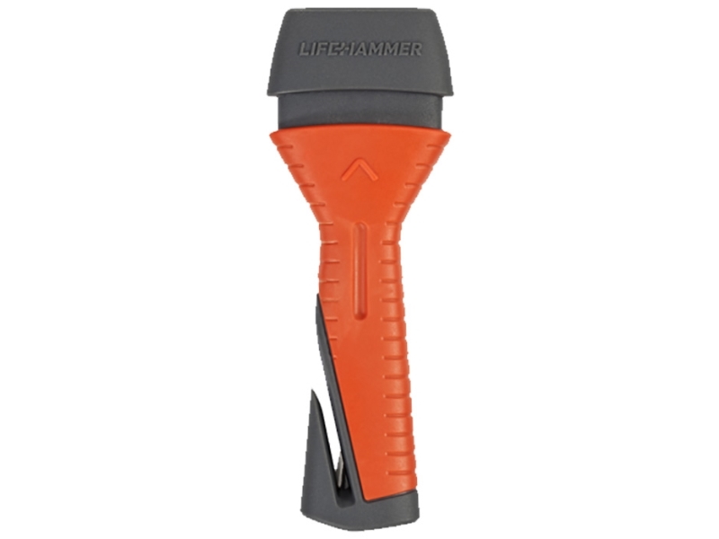 LifeHammer 10660 10660 Säkerhetsverktyg Inkl. hållare , Vagnkniv , Roterande hammare (L x B x H) 21,5 x 14 x 3,7 cm 1 del | Bilvård & Biltillbehör - Säkerhetsutrustning för Bilen - Olyckshjälp | GameStuff