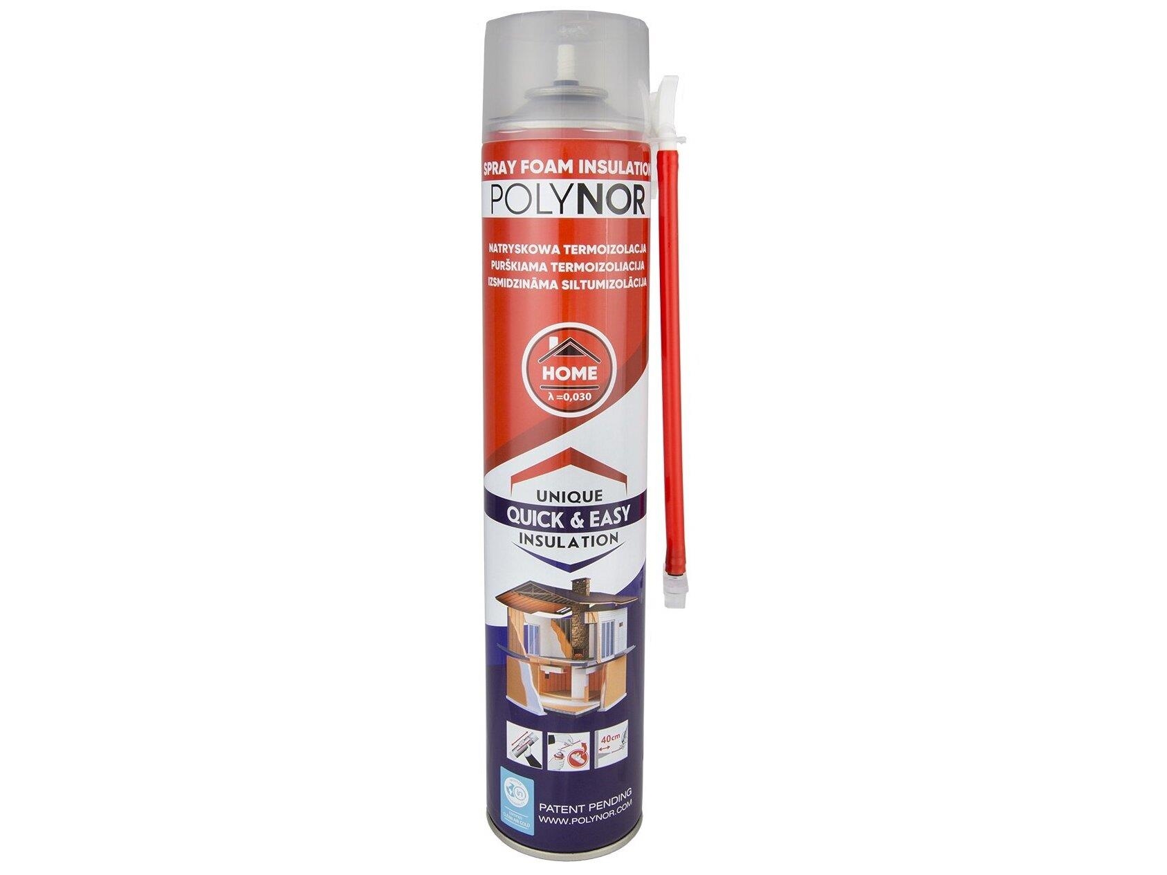 Dell PU-sprayisolering Polynor Home 750 ml | Färg & Tillbehör - Specialprodukter - Fogmassa | GameStuff