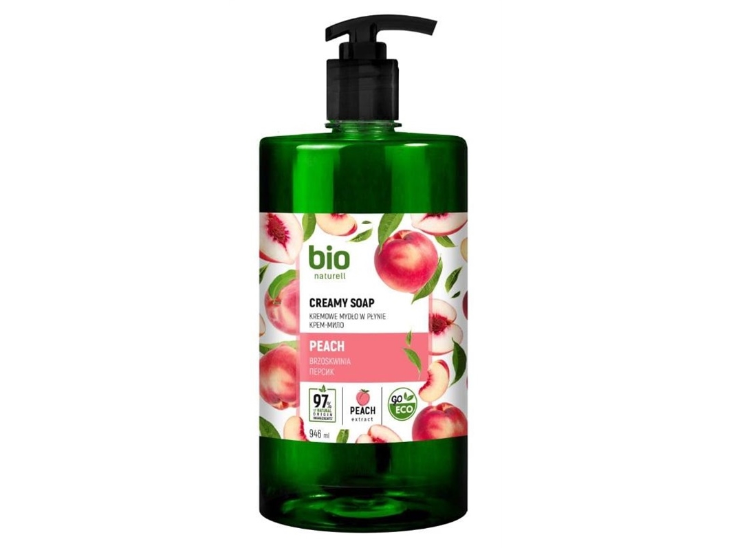Bio Naturell Creme Flydende Ferskensæbe 946 Ml