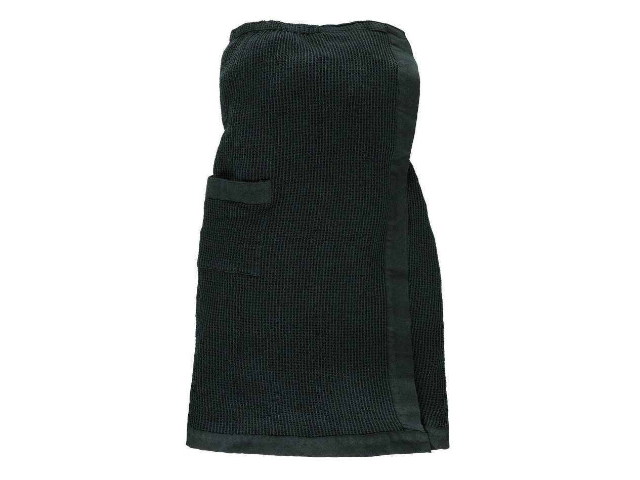 Sauna apron Rento, 145 x 85 cm, black/green | Huset - Bastu - Tillbehör för bastu | GameStuff