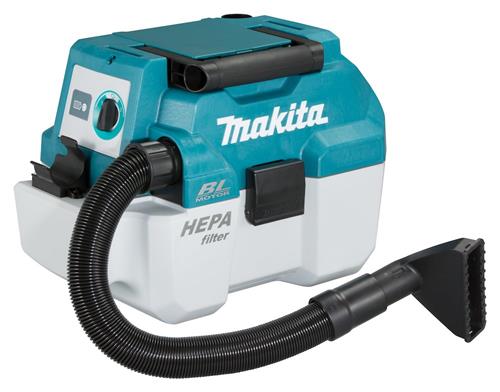 Makita DVC750LZ, Torr&våt, Grå, Turkos, 7,5 l, 7,5 l, 4,5 l, 67 mbar | Vitvaror - Dammsugare - Sladdlösa Dammsugare | GameStuff