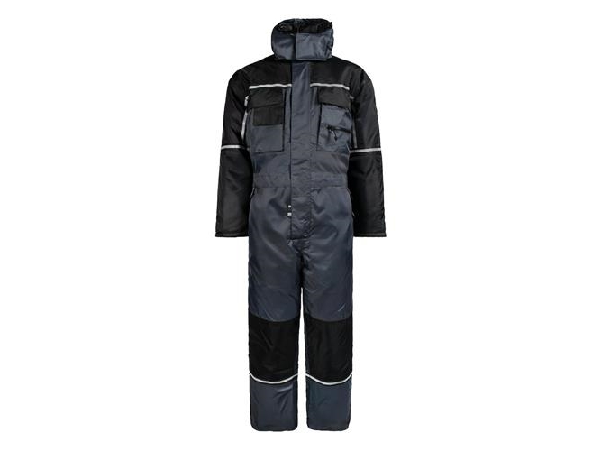Winterkochanzug Lr7033 Schwarz/Grau Xl