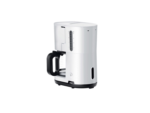 Braun KF1100, Droppande kaffebryggare, Malat kaffe, 1000 W, Svart, Vit | Köksapparater - Kaffe - Kaffebryggare | GameStuff