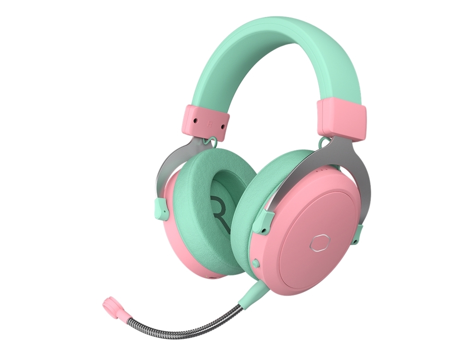 Cooler Master Ch351, Kabel & Trådløs, 20 - 20000 Hz, Spil, 404 G, Headset, Sort, Grøn, Lyserød