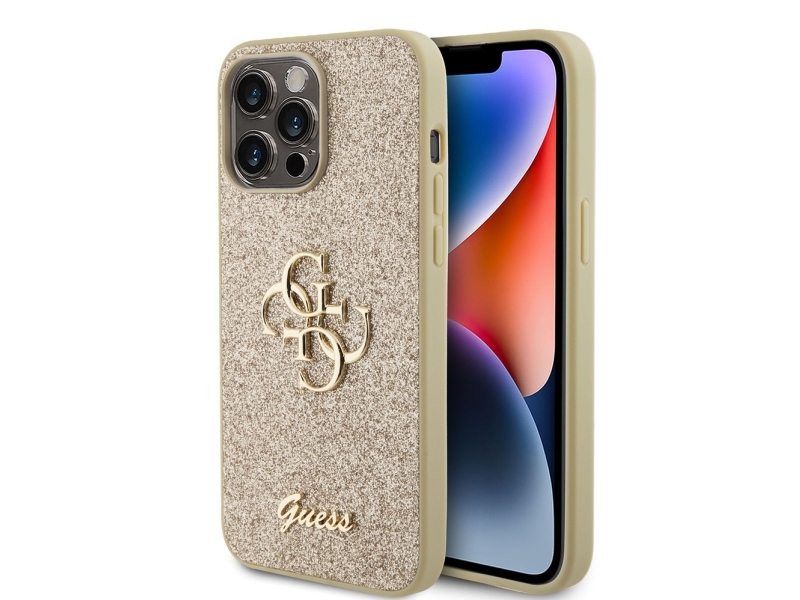 Guess , Cover, Apple, Apple Iphone 15 Pro Max, 17 Cm (6.7"), Guld
