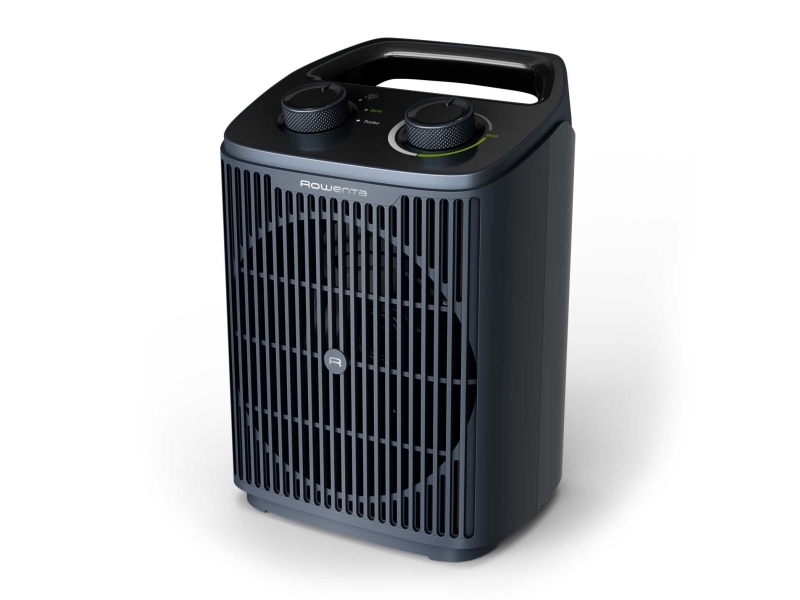 Rowenta Intense Comfort SO2351F0, Blæser med elektrisk områdevarmer, IP20, Indendørs, Gulv, Bord, Mørkeblå, Dreje
