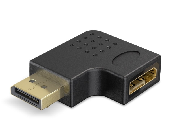 Goobay 77131, Displayport, Displayport, Male, Female, Straight, Right