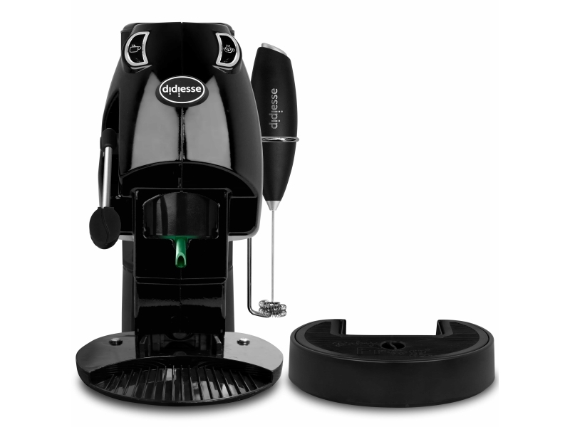 Didiesse New Baby Frog, kaffebryggare med kudde, 1,3 L, kaffekapsel, 650 W, Svart