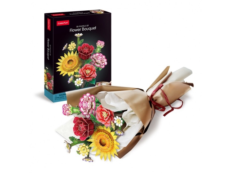 Cubicfun 3D-Puzzle Große Blumenstrauß