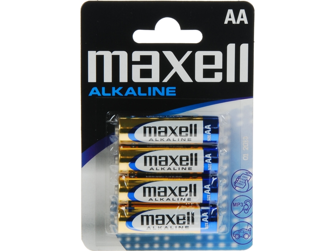 Maxell Alkaline Ace - Batteri 4 x AA-typ - alkaliskt | EL Artiklar - Batteri - Knappcell batteri | GameStuff