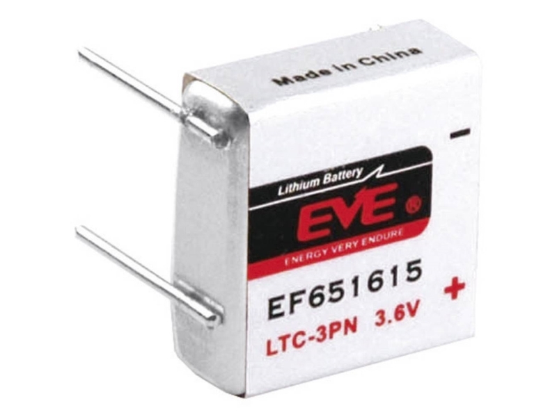 Spezial-Batterie Ltc-3Pn U-Loetpins Lithium Eve Ef651615 3.6 V 400 Mah 1 St. (232541)