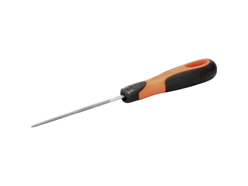 Bahco ERGO 1-230-06-1-2, Fil, Rundfil, Bastardsnitt, Plast, Svart, Orange, Ergonomiskt, Säkert grepp | Verktyg & Verkstad - Handverktyg - Filar | GameStuff