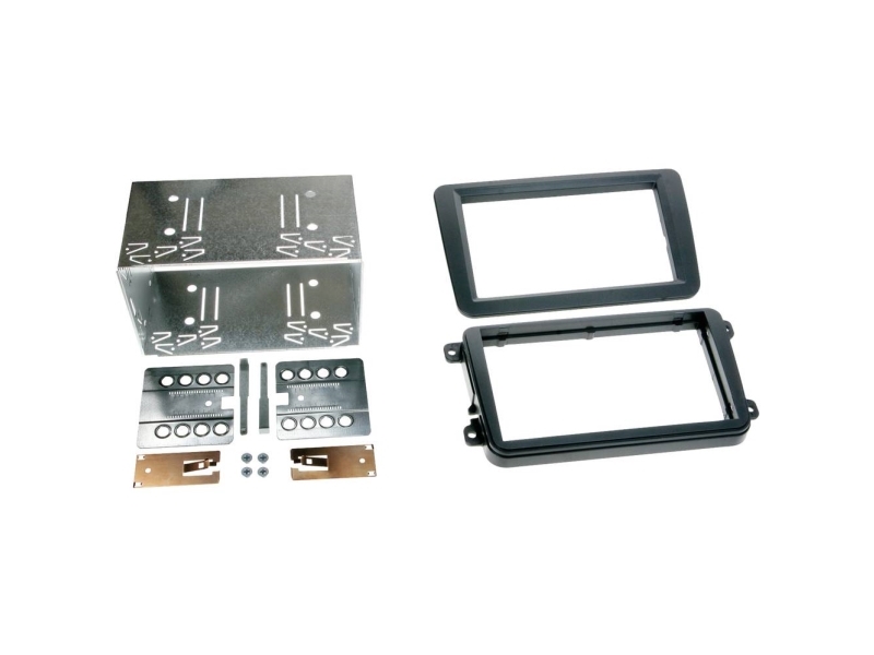 2-Din Kit Vw/Seat/Skoda Sort
