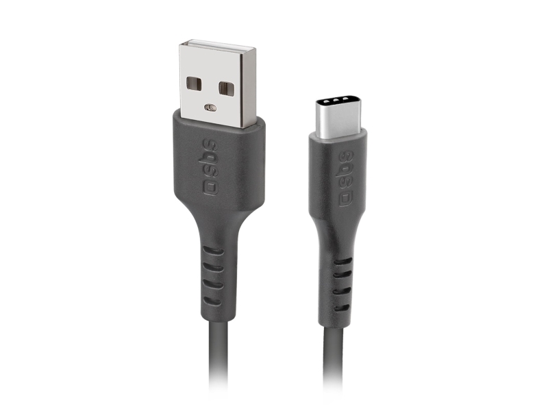 Usb-Kabel Sbs Mobile Usb-A Auf Usb-C, 3 M, Schwarz (1027853)