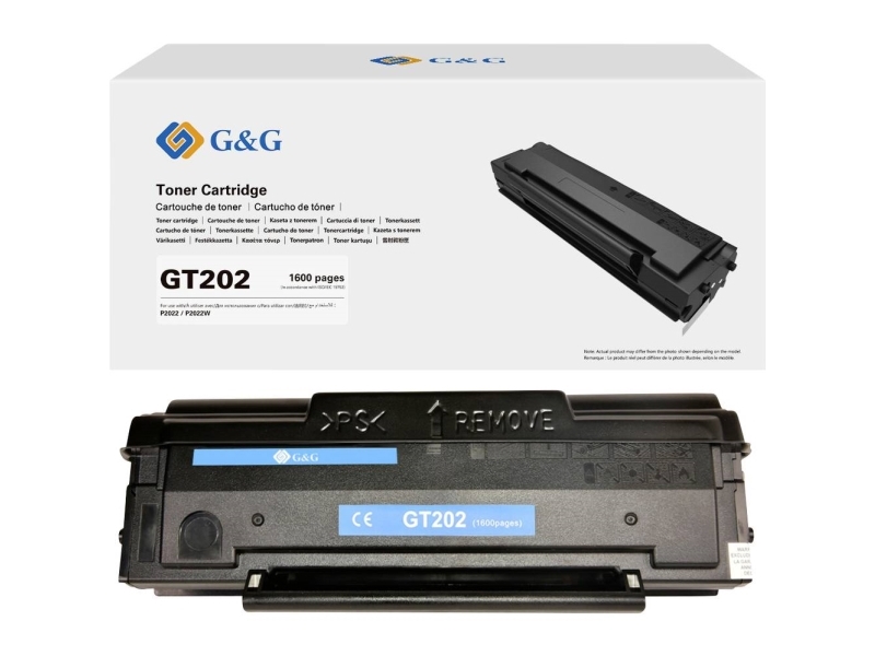 G&amp G Toner Aito väriaine P2022W:hen (1 600 sivua)