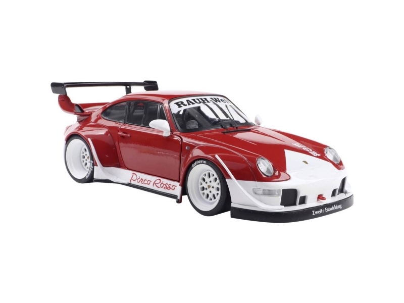 Solido Pkw Modell Porsche Rwb Bodykit Porco Rosso Rød Fertigmodell Pkw Modellbau