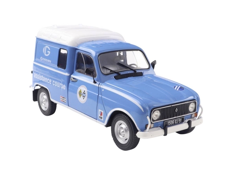 Solido Henkilöauton malli Renault 4LF4 GORDINNI SERVICE BLUE Valmis malli Henkilöauton pienoismalli rakennetaan