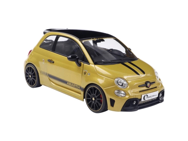 Solido Pkw Modell Fiat F595 Aparth Solido Works Yellow Fertigmodell Pkw Modellbau