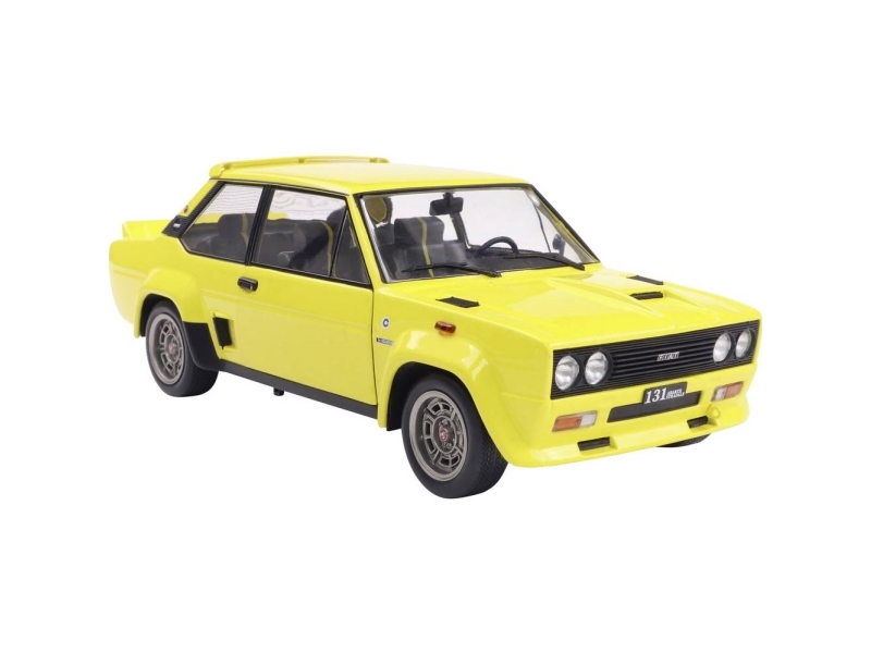 Solido Pkw Modell Fiat 131 St. 1980 Gelb Fertigmodell Pkw Modellbau
