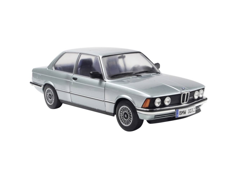 Solido Personbil model BMW E21 323I s. blå met. 1980 Færdig model Personbil modelbyg