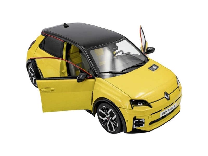 Solido Pkw Modell Renault 5 E-Tech Jaune Pop 2024 Fertigmodell Pkw Modellbau