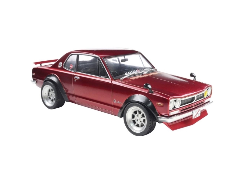 Solido Pkw Modell Nissan Skyline (C10) Hakosuka Rot Fertigmodell Pkw Modellbau