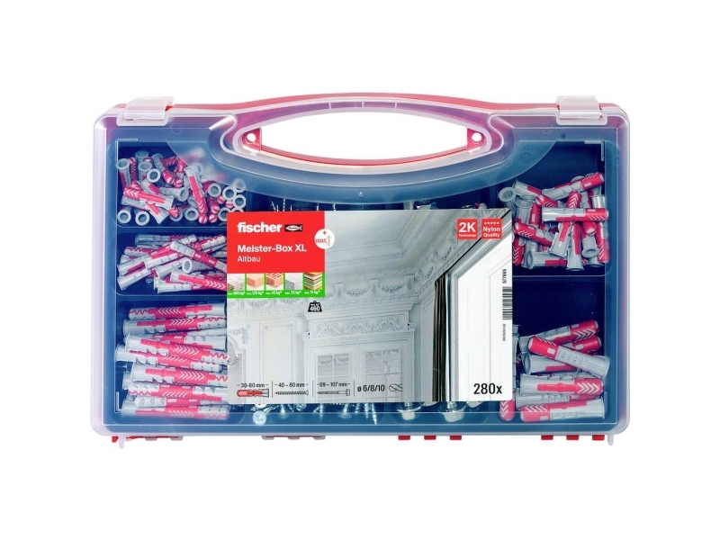 Fischer 577865 Meister-Box Xl Altbau+ S Sortimentskasse Til Dyvler (577865)