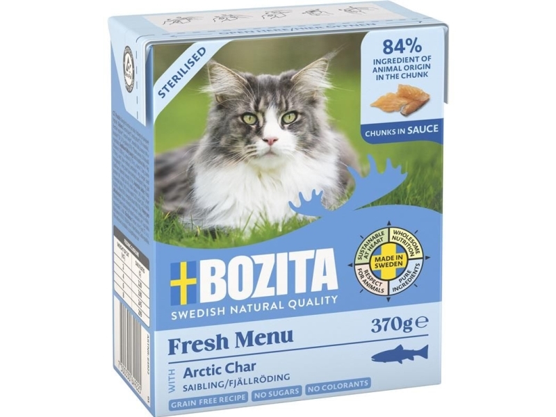 Bozita Fresh Menu Sterilised Pstrąg 370G