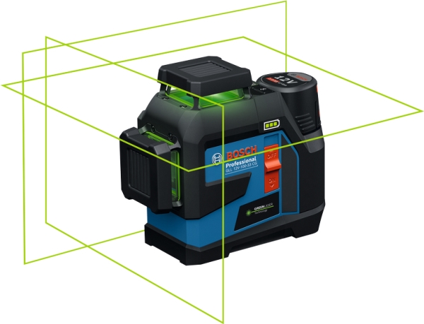 Bosch GLL 12V-100-33 CG, 30 m, 0,3 mm/m, 4°, 100 m, 4 sek./side, Horisontal/vertikal