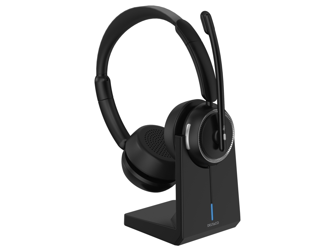 Deltaco Hl-100 - Headset - Fuld Størrelse - Kablet