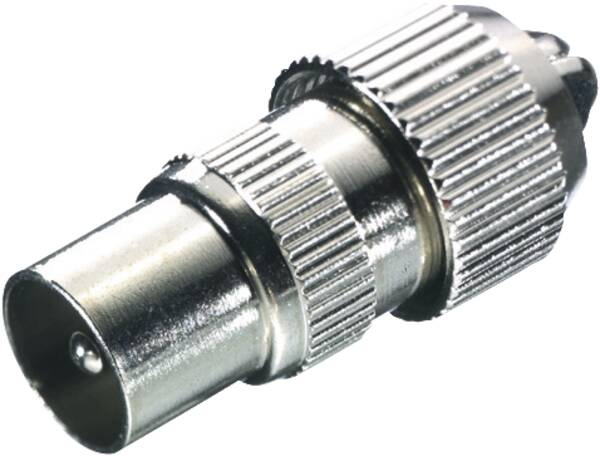 Vivanco Vvancoaxconnmetm, Iec, Iec, Hanstik, Sølv, Metal, 45 Mm