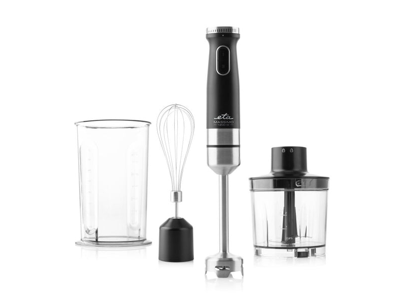 Eta Massimo, Pürierstab, 0,7 L, Pulsfunktion, 1,25 M, 1200 W, Schwarz, Edelstahl