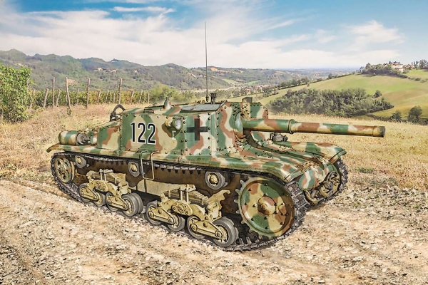 Italeri - Semovente M42 Da 75/34 Upgraded Model - 1:35 - 6759