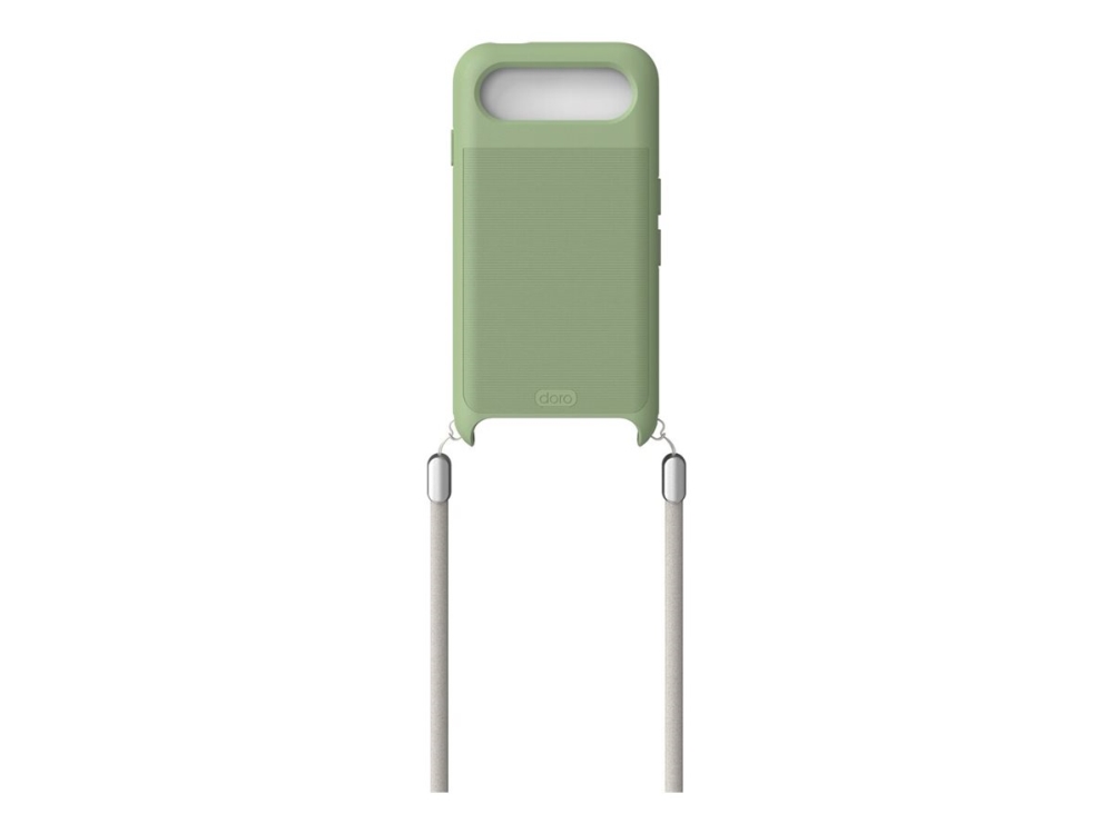 Doro - Bagsidecover til mobiltelefon - termoplastisk polyuretan (TPU) - grøn - for Aurora A20, A21