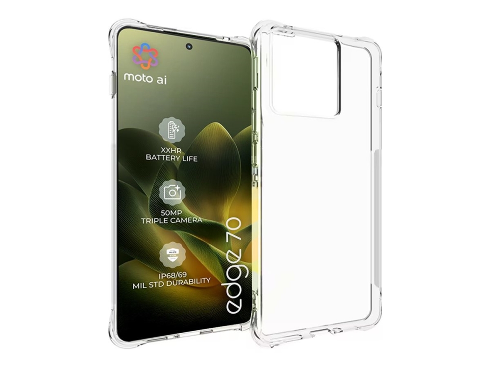 Insmat Impact - Bagsidecover Til Mobiltelefon - Termoplastisk Polyuretan (Tpu) - For Motorola Edge 70