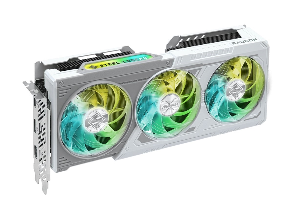ASRock Steel Legend OC - Grafikkort - Radeon RX 9060 XT - 16 GB GDDR6 - PCIe 5.0 x16 - HDMI, 2 x DisplayPort | Datorkomponenter - Grafikkort & Tilbehör - AMD | GameStuff