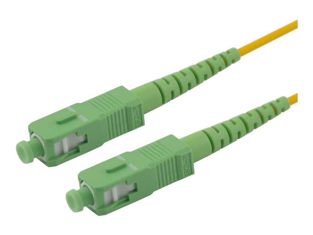 Os2 Glasfaserkabel, Sc - Sc, Simplex, Apc/Apc, 1,0M