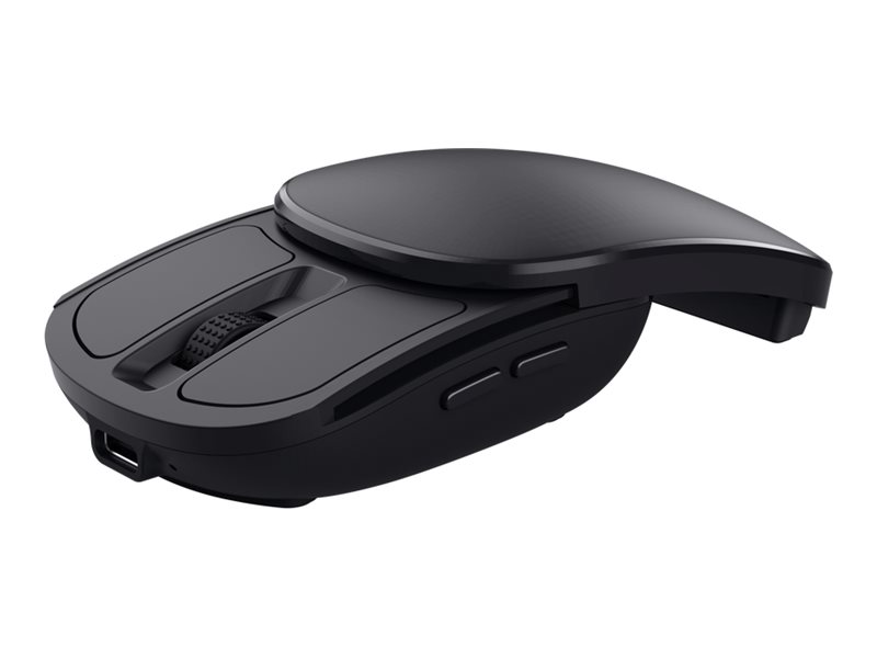 Trust 25733, Beidhändig, Rf Wireless, 2400 Dpi, Schwarz