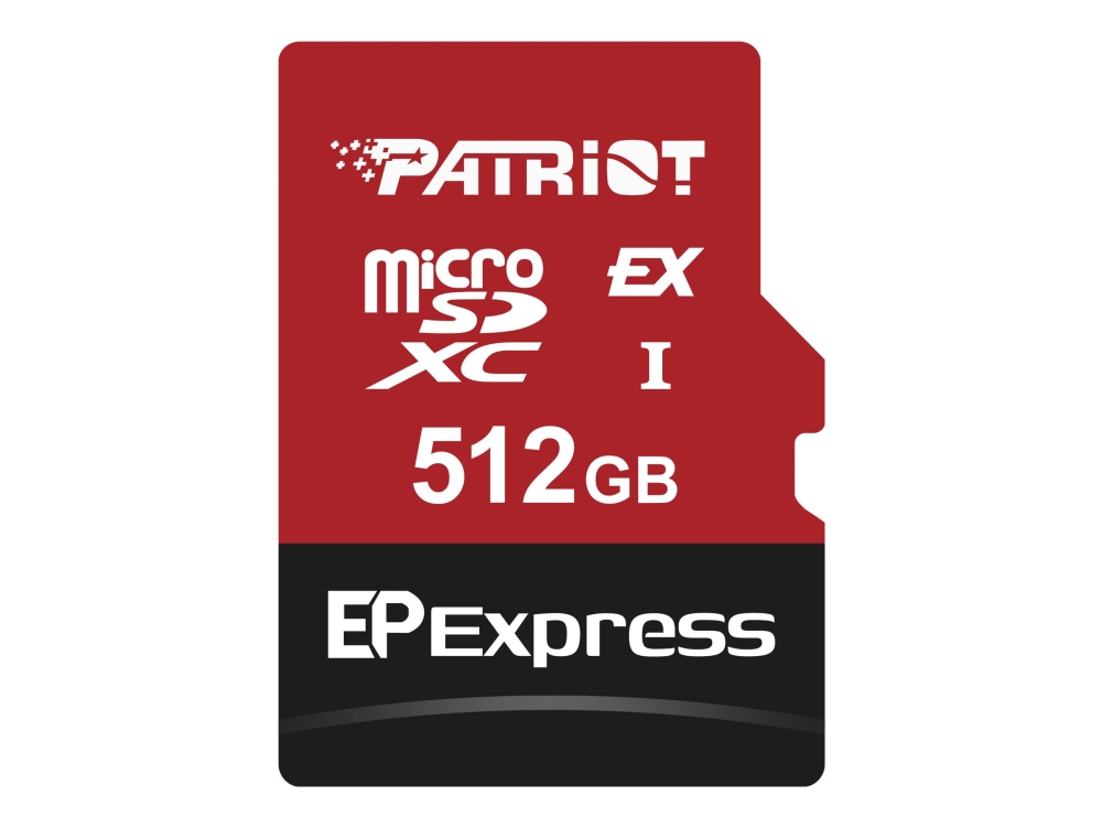 Patriot Ep Serie - Flashhukommelseskort - 512 Gb - Video Klasse V30 / Uhs-I U3 / Klasse10 - Microsdxc Uhs-I