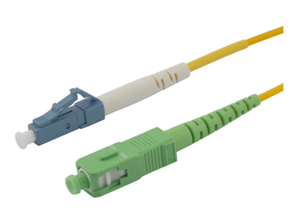 Os2 Glasfaserkabel, Lc - Sc, Simplex, Upc/Apc, 1.0M