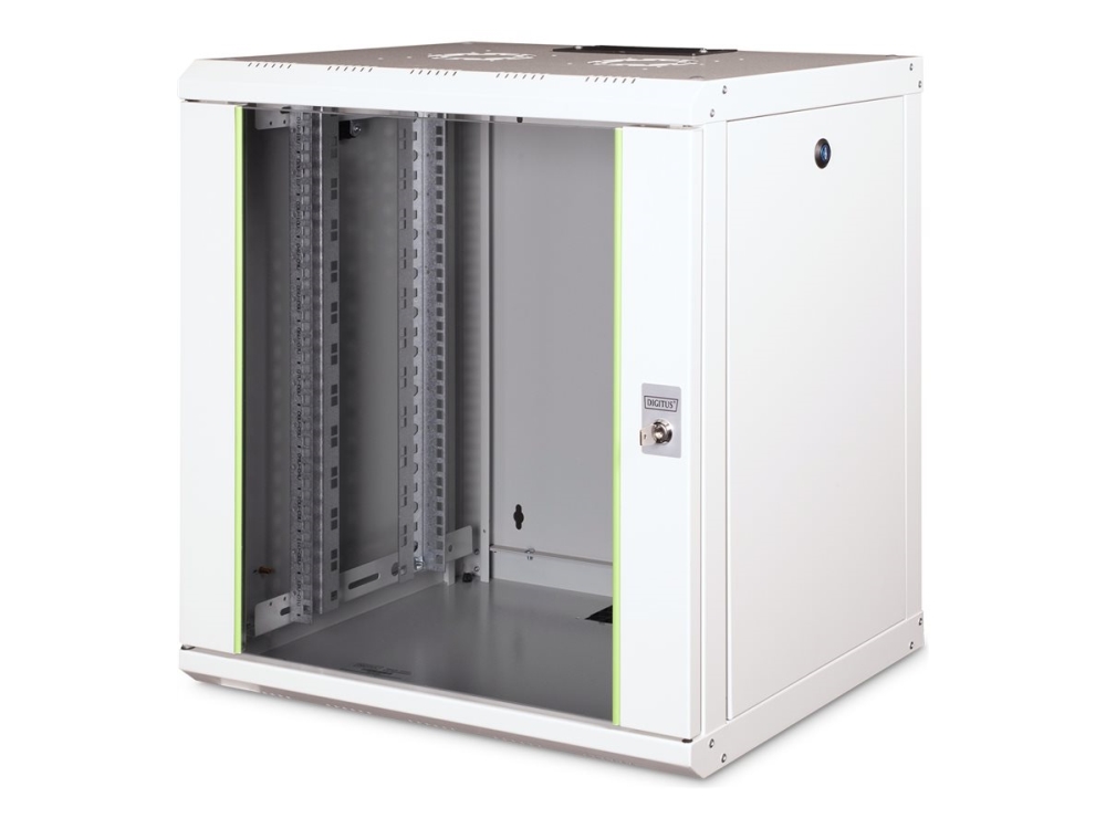 Digitus Soholine Dn-19 12-U - Gehäuse - Wandmontierbar - Grau, Ral 7035 - 12U - 19"
