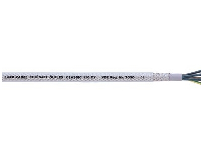 Lapp Ölflex Classic 110 Cy, Kabel Für Mittlere Spannung, Grau, Transparent, Polyvinylchlorid (Pvc), Polyvinylchlorid (Pvc), Kupfer, 0.5 Mm²