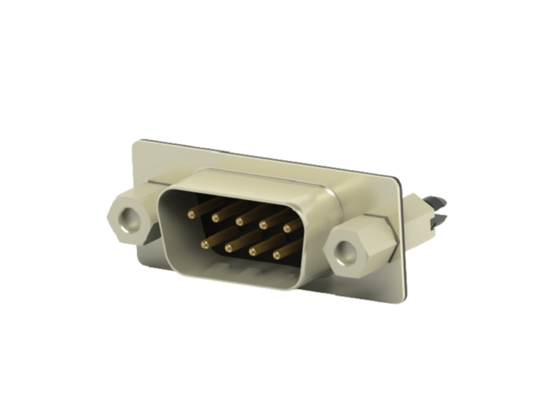 Te Connectivity 2301826 9 Way Vertical Board Mount D-Sub Connector Plug, 2.77Mm Pitch